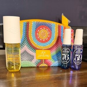 Sol de Janeiro Colorful Set with Blue and Yellow Bottles